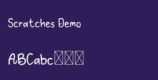 Scratches Demo