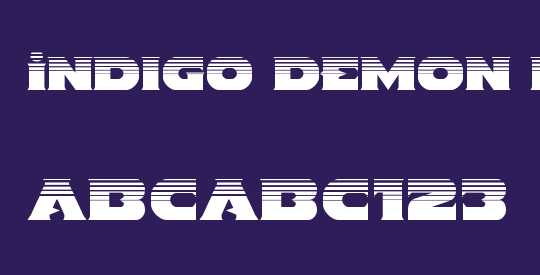 Indigo Demon Halftone