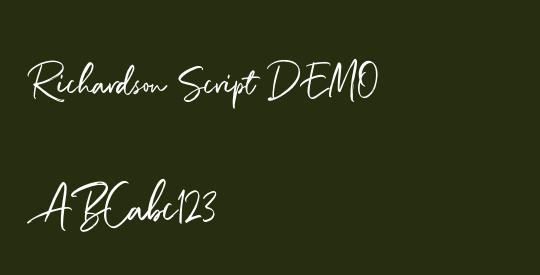 Richardson Script DEMO