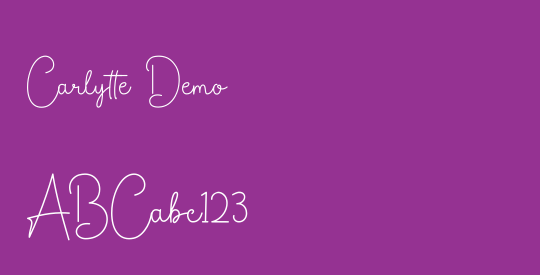 Carlytte Demo