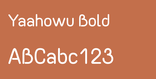 Yaahowu Bold