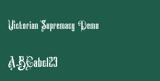 Victorian Supremacy Demo