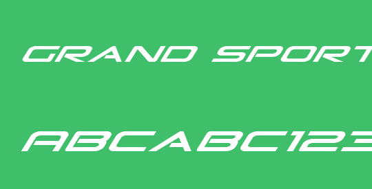 Grand Sport Condensed Italic