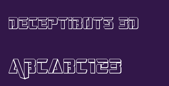 Deceptibots 3D
