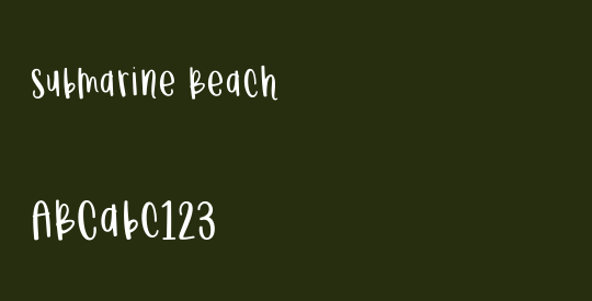 Submarine Beach