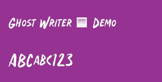 Ghost Writer - Demo