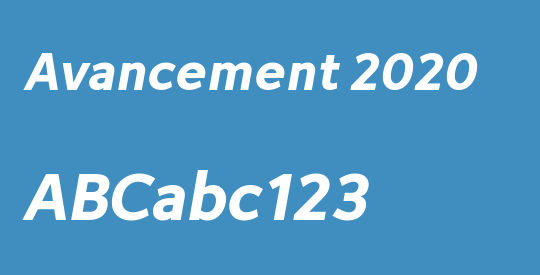Avancement 2020