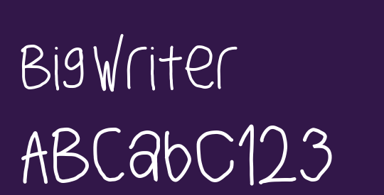 Big Writer