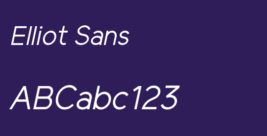 Elliot Sans