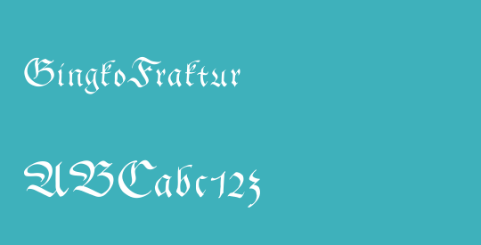 GingkoFraktur