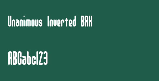 Unanimous Inverted BRK