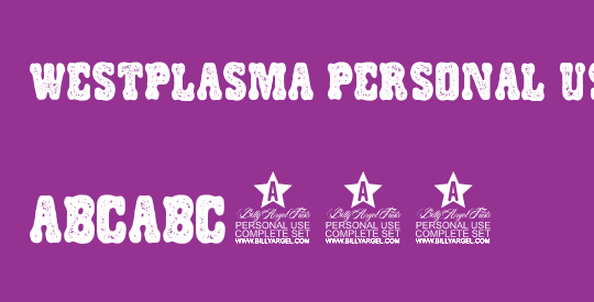 WESTPLASMA PERSONAL USE