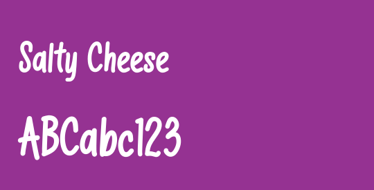 Salty Cheese