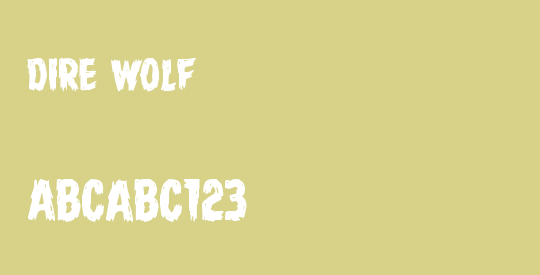 Dire Wolf