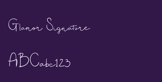 Glamor Signature
