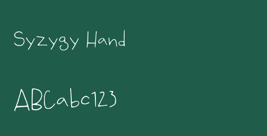 Syzygy Hand