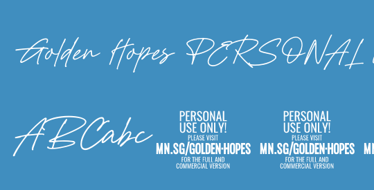 Golden Hopes PERSONAL USE ONLY