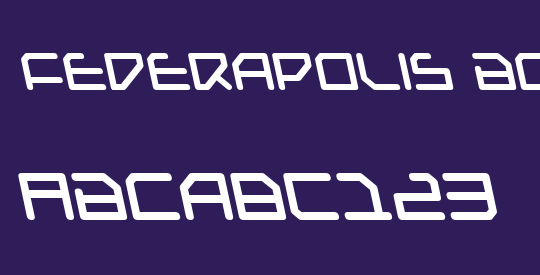 Federapolis Bold Leftalic