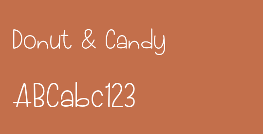 Donut & Candy