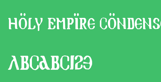 Holy Empire Condensed