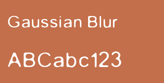 Gaussian Blur
