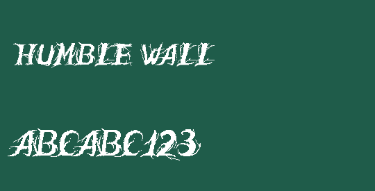 Humble Wall