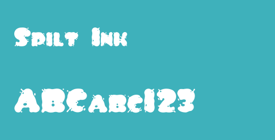 Spilt Ink