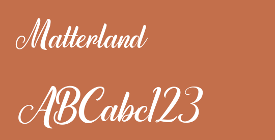 Matterland