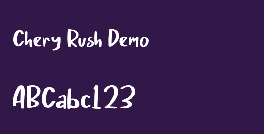Chery Rush Demo