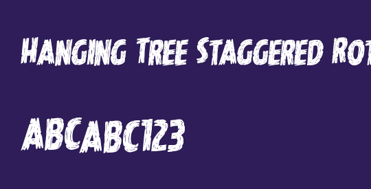 Hanging Tree Staggered Rotalic