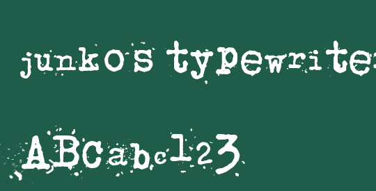 junko's typewriter