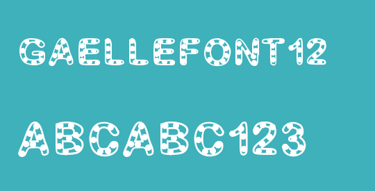 GaelleFont12