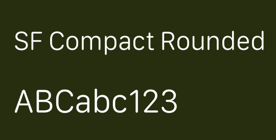 SF Compact Rounded