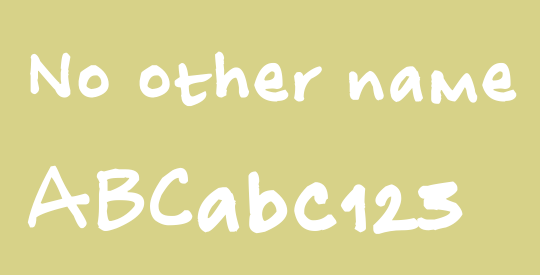 No other name