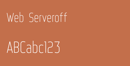 Web Serveroff