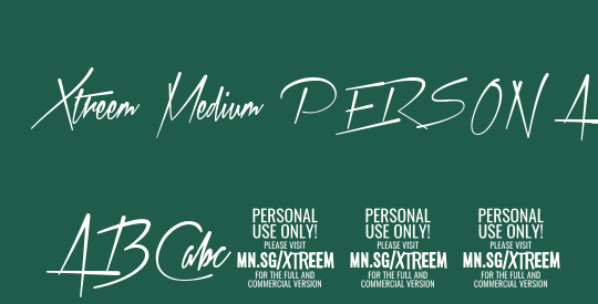 Xtreem Medium PERSONAL USE