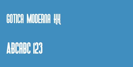 Gotica Moderna KK