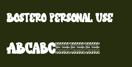 Bostero Personal Use