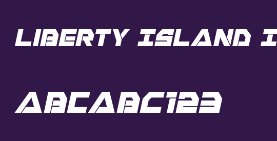 Liberty Island Italic