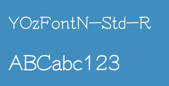 YOzFontN-Std-R