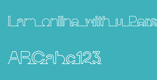 I am online with u Personal Use Only