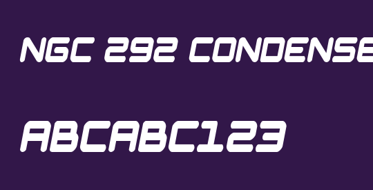 NGC 292 Condensed Semi-Italic