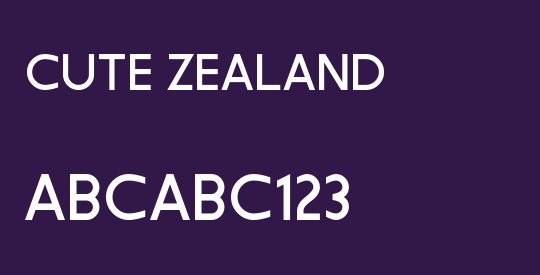Cute Zealand