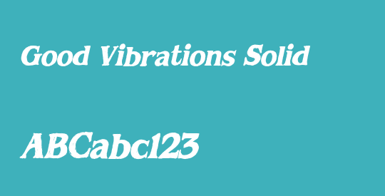 Good Vibrations Solid