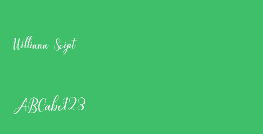 Williana Scipt