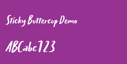 Sticky Buttercup Demo