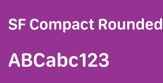 SF Compact Rounded