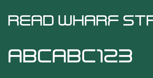 Read Wharf Straight