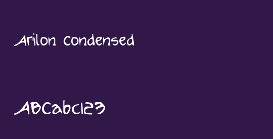 Arilon Condensed