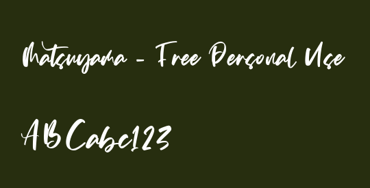 Matsuyama - Free Personal Use